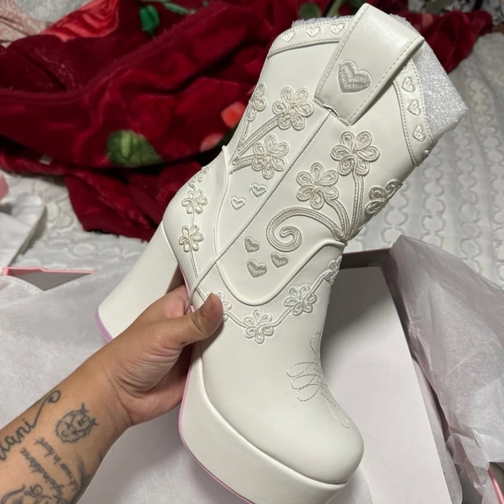 Dollskill Platform Cowboy Boots